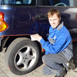 Peter Marchel, Fahrzeugaufbereiter im Autohaus Filzwieser in Krieglach